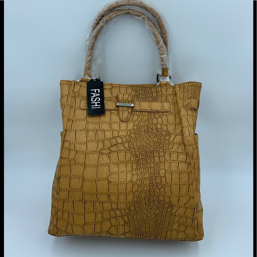 Fash Crocodile Print Tote